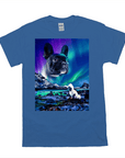 Camiseta personalizada para mascotas 'Majestic Northern Lights' 