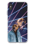 Funda personalizada para teléfono con mascota '1980s Lazer Portrait'