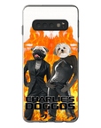 Funda personalizada para teléfono con 2 mascotas 'Charlie's Doggos'