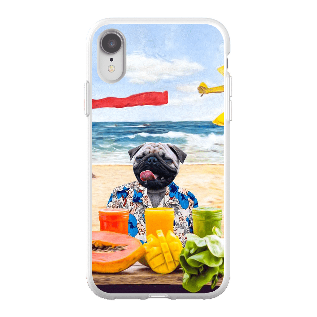 Funda para móvil personalizada &#39;El perro de la playa&#39;