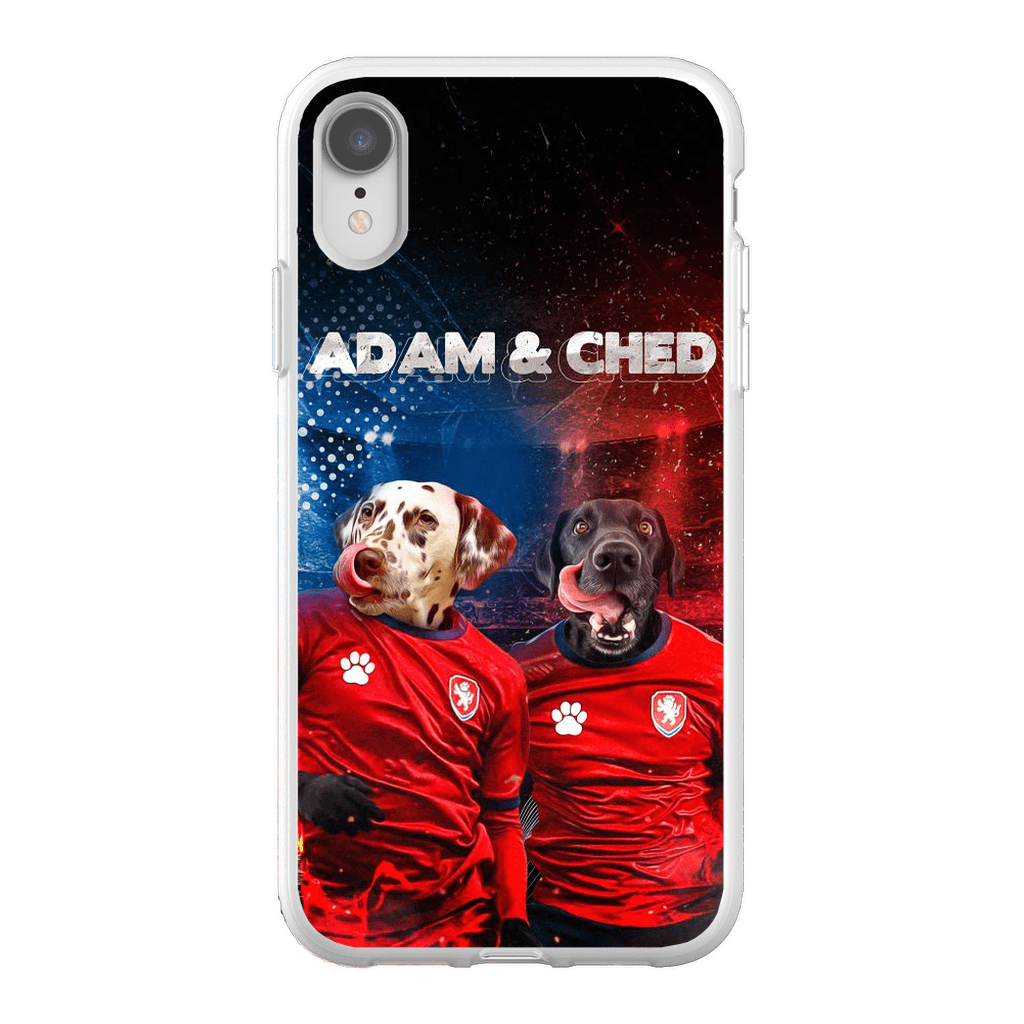 Funda personalizada para teléfono con 2 mascotas &#39;Czech Doggos&#39;