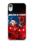 Funda personalizada para teléfono con 2 mascotas 'Czech Doggos'