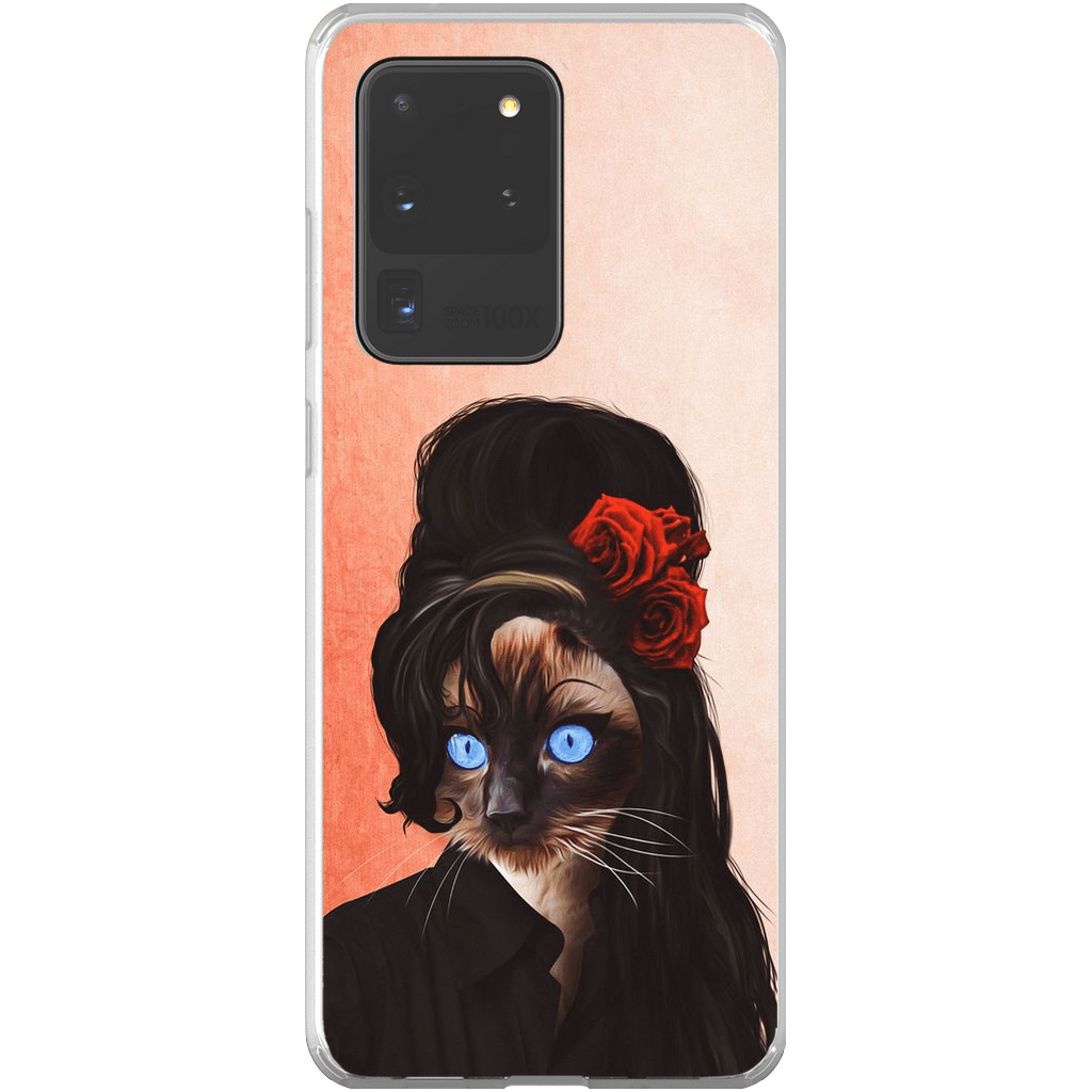 Funda personalizada para teléfono &#39;Amy Cathouse&#39;