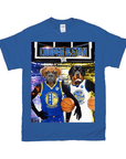 Camiseta personalizada para 2 mascotas 'Golden State Doggos'