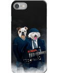 Funda personalizada para teléfono con 2 mascotas 'AC/Doggos'