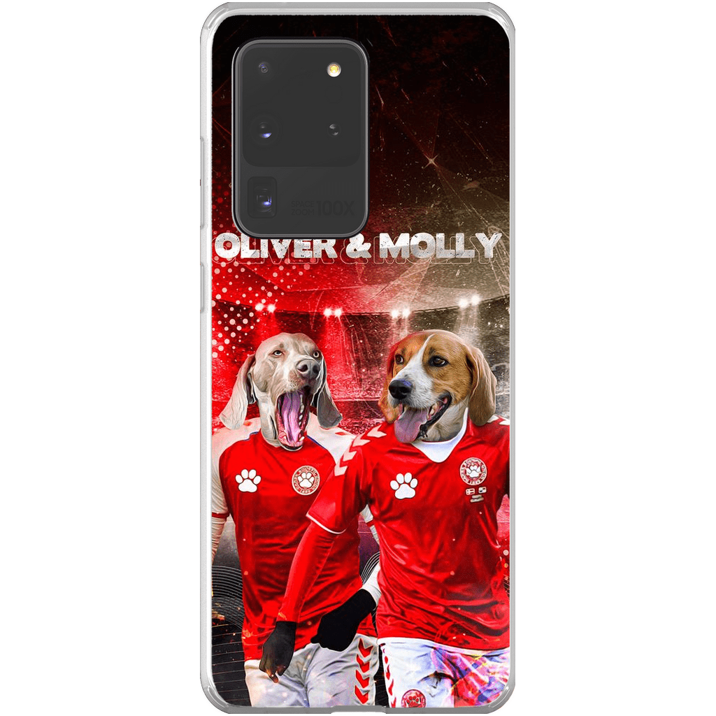 &#39;Denmark Doggos&#39; Funda personalizada para teléfono con 2 mascotas