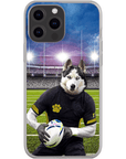 Funda para móvil personalizada 'El jugador de rugby'