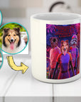 Taza personalizada para 3 mascotas 'Chewing Things'