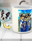 Taza personalizada con 3 mascotas 'Los 3 Mosqueteros'