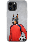 Funda para móvil personalizada 'El portero de fútbol'