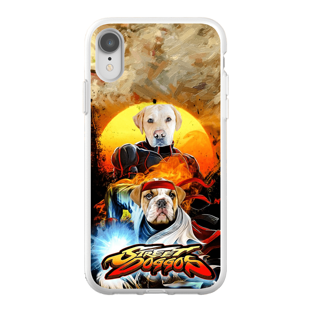 Funda personalizada para teléfono con 2 mascotas &#39;Street Doggos&#39;