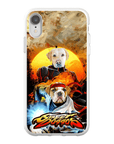 Funda personalizada para teléfono con 2 mascotas 'Street Doggos'