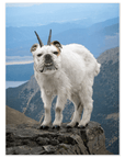 Póster Mascota personalizada 'El Perro Cabra de la Montaña'