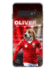 Funda para móvil personalizada 'Dinamarca Doggos Soccer'