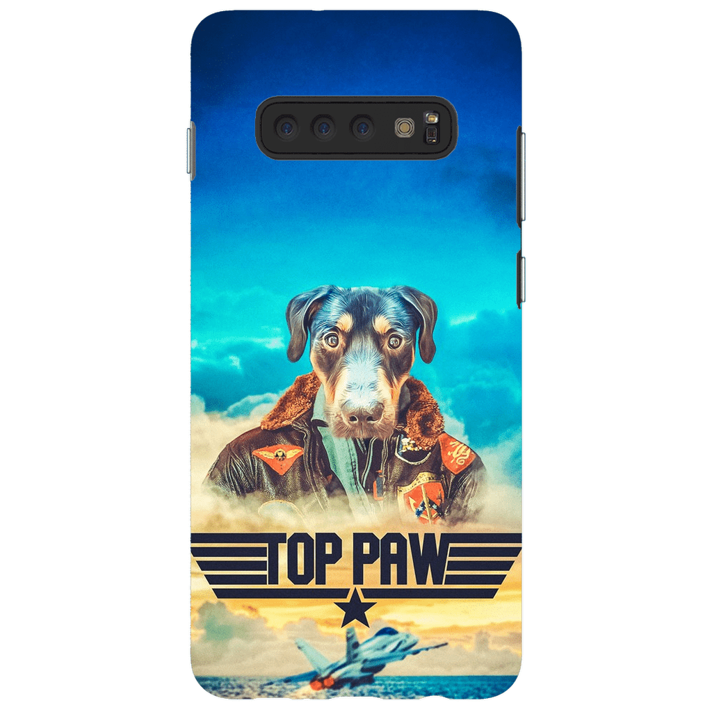 Funda para teléfono personalizada &#39;Top Paw&#39;