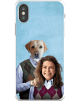 Funda para teléfono personalizada 'Step Doggo &amp; Human (hembra)'