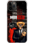 Funda personalizada para teléfono con 2 mascotas 'Doggo Heist'