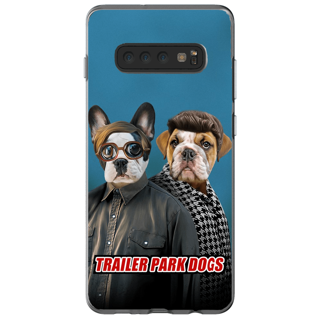 &#39;Trailer Park Dogs 2&#39; Funda personalizada para teléfono con 2 mascotas