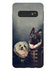 Funda personalizada para teléfono con 2 mascotas 'Duque y Duquesa'