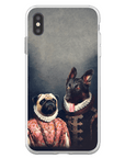 Funda personalizada para teléfono con 2 mascotas 'Duque y Archiduquesa'