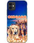 Funda para teléfono personalizada 'Doggos Of Chicago'