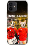 'Austria Doggos' Funda personalizada para teléfono con 2 mascotas