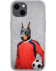 Funda para móvil personalizada 'El portero de fútbol'