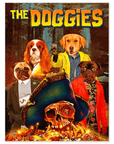 Póster personalizado de 4 mascotas 'The Doggies'