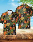 Camisa hawaiana personalizada (Lush Moss: 1-4 mascotas)