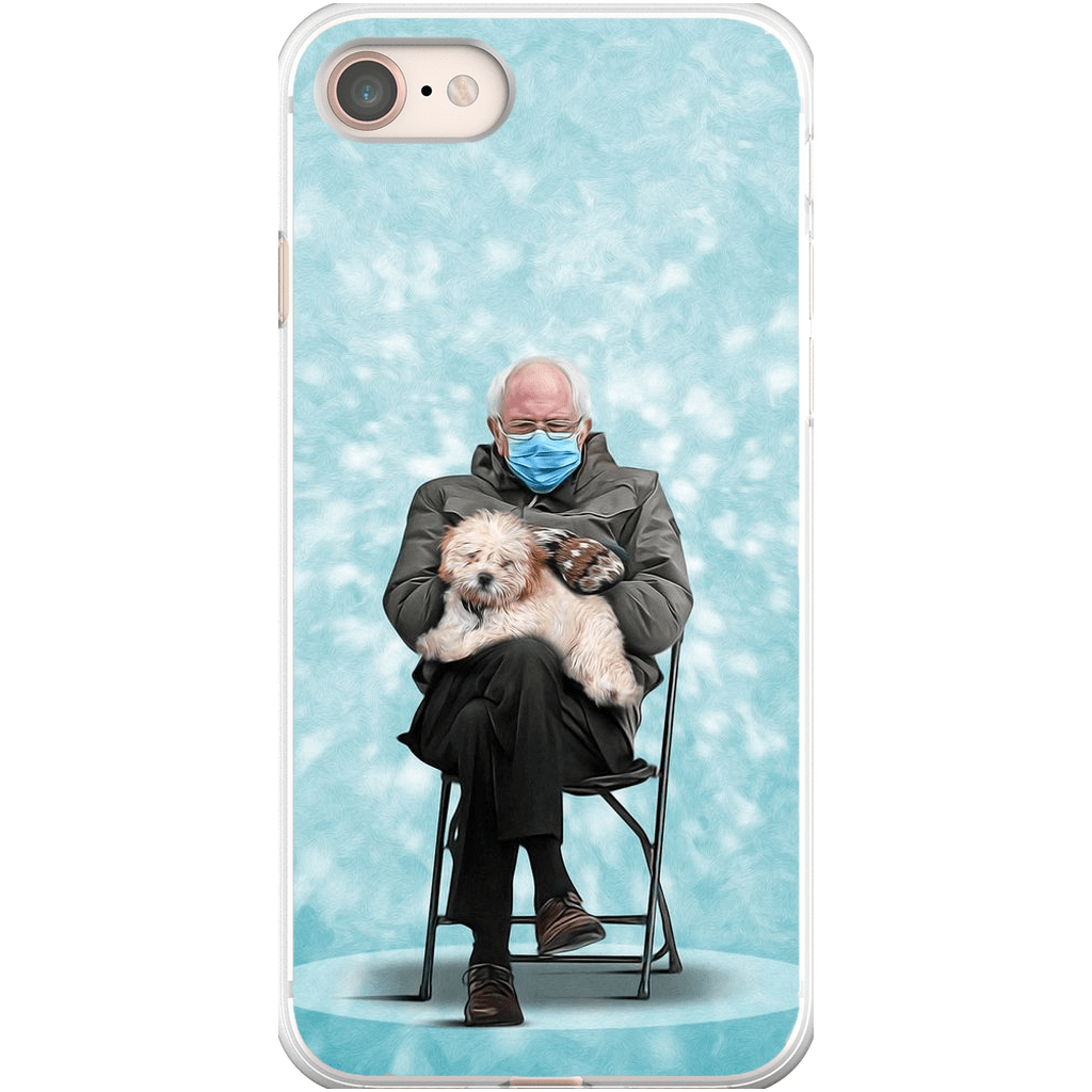 Funda para móvil personalizada &#39;Bernard y su mascota&#39;