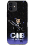 Funda para móvil personalizada 'Gato de negro'