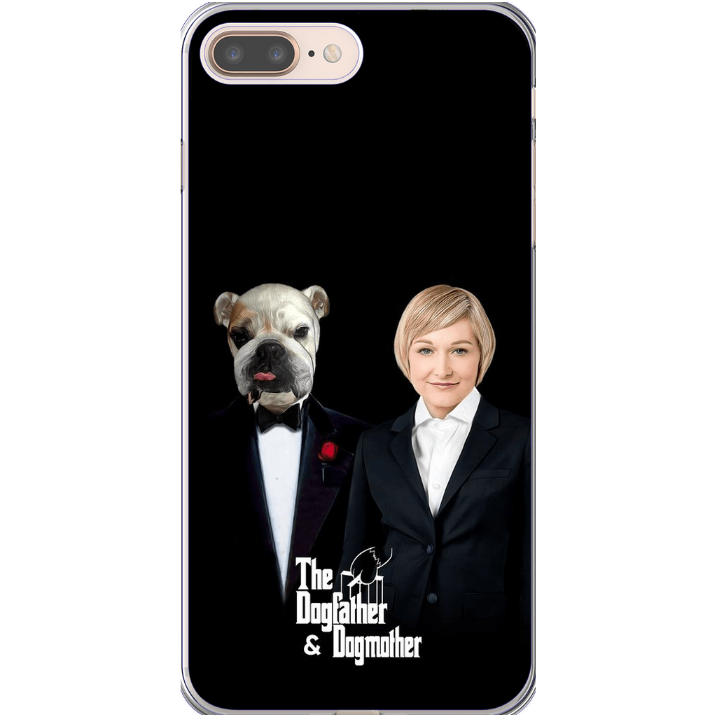 Funda personalizada para teléfono humano o mascota &#39;The Dogfather &amp;amp; Dogmother&#39;