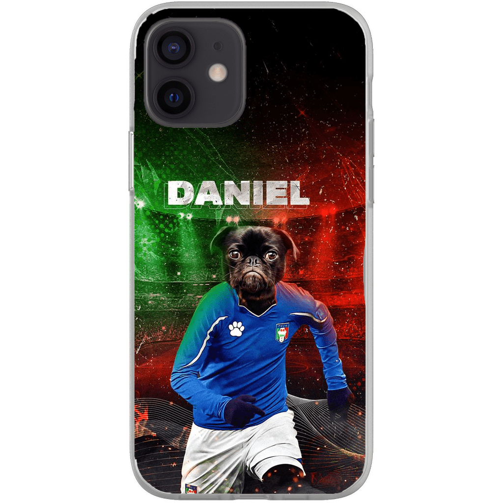 Funda para móvil personalizada &#39;Italia Doggos Soccer&#39;