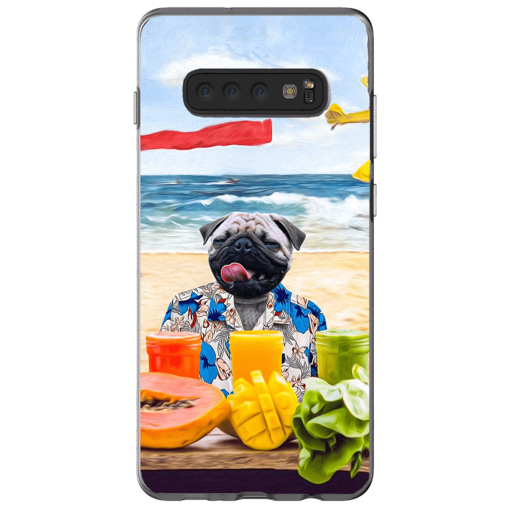 Funda para móvil personalizada &#39;El perro de la playa&#39;