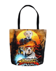 Bolsa de tela personalizada para 2 mascotas 'Street Doggos'