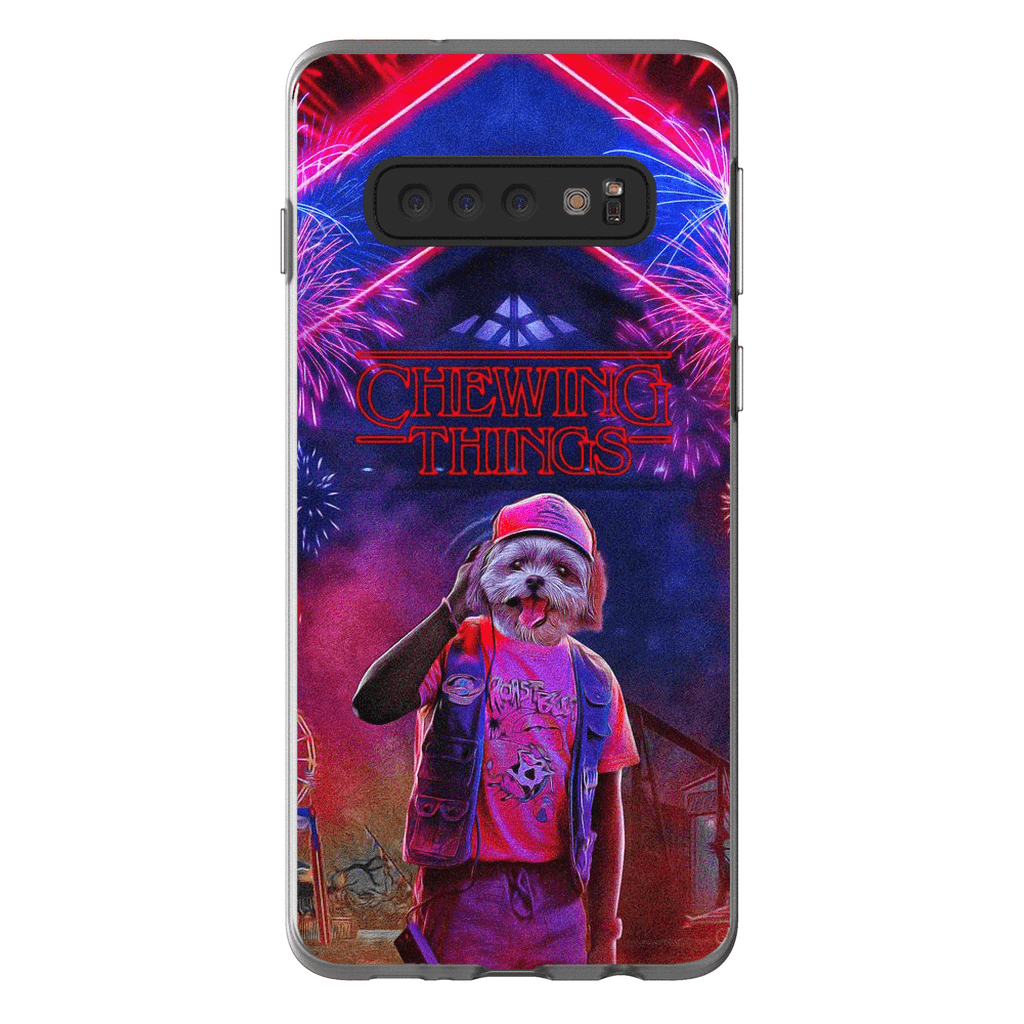 Funda para móvil personalizada &#39;Masticar cosas&#39;