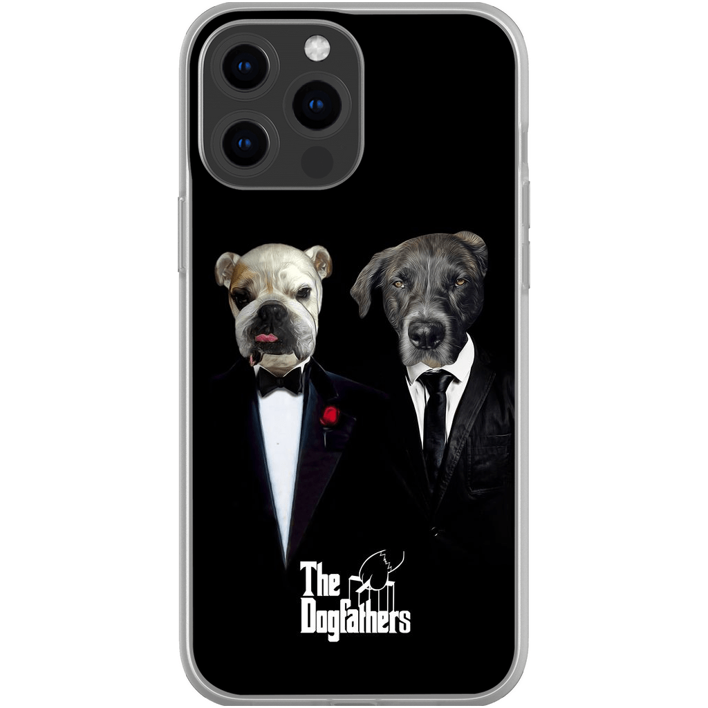 Funda personalizada para teléfono con 2 mascotas &#39;The Dogfathers&#39;