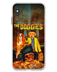 Funda personalizada para teléfono con 2 mascotas 'The Doggies'