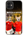 'Austria Doggos' Funda personalizada para teléfono con 2 mascotas