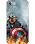 Funda para teléfono personalizada 'Capitán Doggmerica'