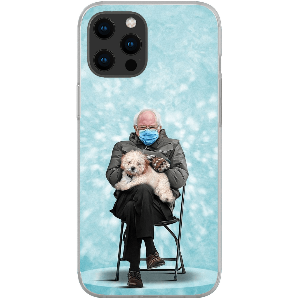 Funda para móvil personalizada &#39;Bernard y su mascota&#39;