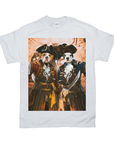 Camiseta personalizada con 2 mascotas 'Los Piratas'