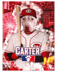 Póster Mascota personalizada 'Cincinnati Red Doggos'