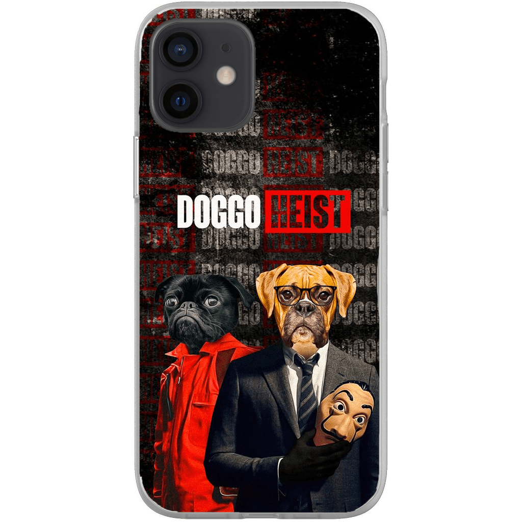 Funda personalizada para teléfono con 2 mascotas &#39;Doggo Heist&#39;