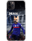 Funda para teléfono personalizada 'France Doggos Soccer'