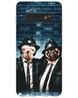 Funda personalizada para teléfono con 2 mascotas 'The Blues Doggos'