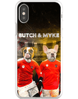 'Austria Doggos' Funda personalizada para teléfono con 2 mascotas