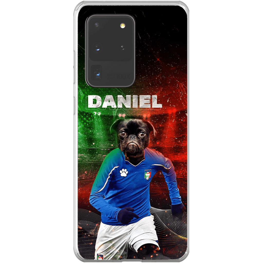 Funda para móvil personalizada &#39;Italia Doggos Soccer&#39;