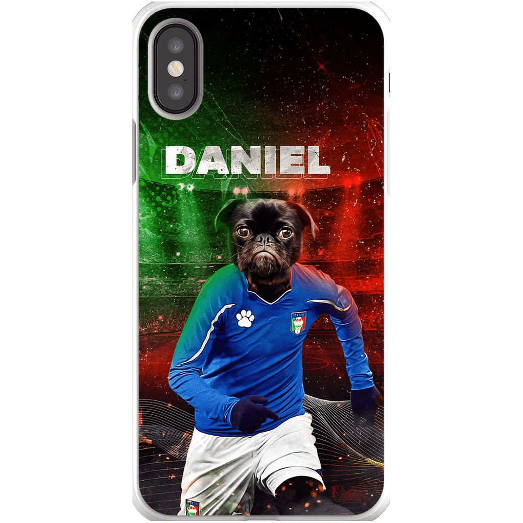 Funda para móvil personalizada &#39;Italia Doggos Soccer&#39;