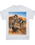 Camiseta personalizada con 3 mascotas 'The Motocross Riders' 